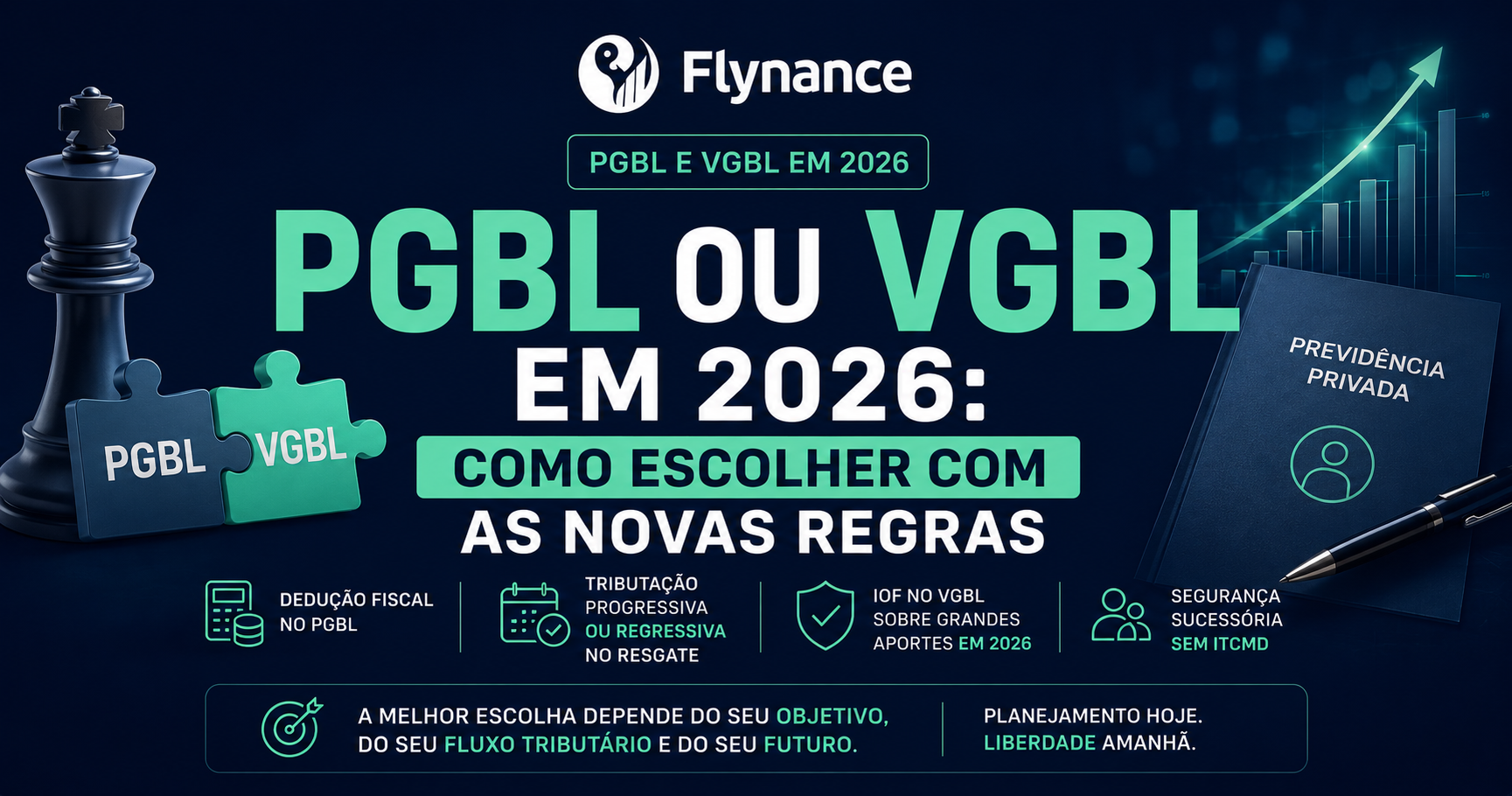 PGBL ou VGBL em 2026: como escolher com as novas regras